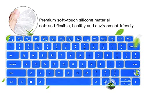 Keyboard Cover Skin for Dell Latitude 14" 7430 7420 7410, Dell Latitude 5430 5431 5420 14", Dell Latitude 7520 15.6", Dell Latitude 14" 9000 9510 9520 9420 9430 Keyboard Cover Protector, Blue