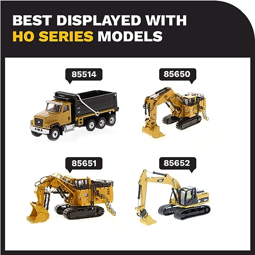 Diecast Masters 1:87 Caterpillar 6060 Hydraulic Mining Shovel, HO Scale Series Cat Trucks & Construction Equipment | 1:87 Scale Model Diecast Collectible Model 85650