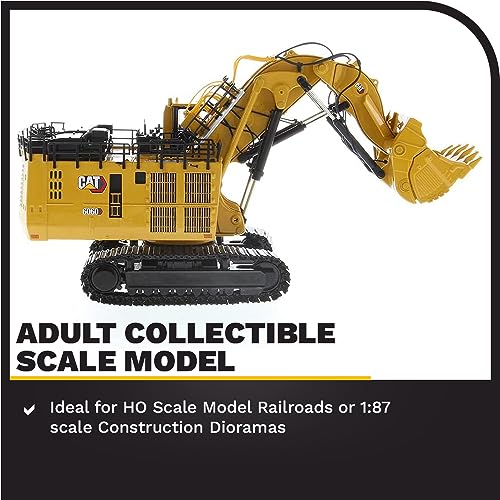 Diecast Masters 1:87 Caterpillar 6060 Hydraulic Mining Shovel, HO Scale Series Cat Trucks & Construction Equipment | 1:87 Scale Model Diecast Collectible Model 85650