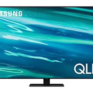 SAMSUNG 50-Inch Class QLED Q80A Series - 4K UHD Direct Full Array Quantum HDR 12x Smart TV with Alexa Built-in (QN50Q80AAFXZA, 2021 Model) (Renewed)