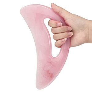aicnly large gua sha massage tool, lymphatic drainage massager,muscle scraping massage tools,body sculpting anti cellulite tools for man and women (pink)