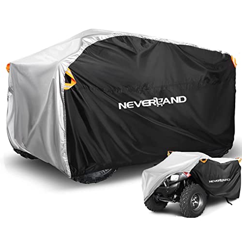 NEVERLAND ATV Cover Waterproof Heavy Duty XXXL Universal Quad Cover Outdoor Storage Cover 4 Wheeler Rain Cover All Weather for Polaris Sportsman Yamaha Honda Kawasaki Quad Bike