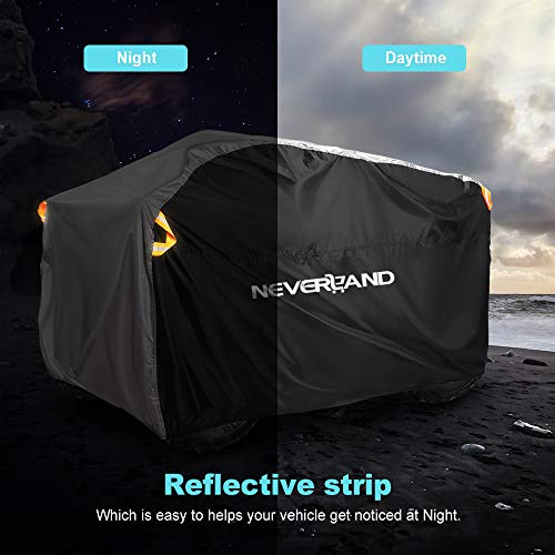 NEVERLAND ATV Cover Waterproof Heavy Duty XXXL Universal Quad Cover Outdoor Storage Cover 4 Wheeler Rain Cover All Weather for Polaris Sportsman Yamaha Honda Kawasaki Quad Bike