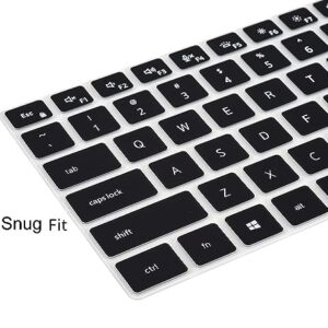 Keyboard Cover for Dell Latitude 5420 5430 5431 14", Latitude 7410 7420 7430 14", Dell Latitude 7520 15.6", Dell Latitude 9000 9420 9430 9510 9520 Keyboard Protective Skin, Black