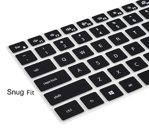 Keyboard Cover for Dell Latitude 5420 5430 5431 14", Latitude 7410 7420 7430 14", Dell Latitude 7520 15.6", Dell Latitude 9000 9420 9430 9510 9520 Keyboard Protective Skin, Black