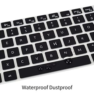 Keyboard Cover for Dell Latitude 5420 5430 5431 14", Latitude 7410 7420 7430 14", Dell Latitude 7520 15.6", Dell Latitude 9000 9420 9430 9510 9520 Keyboard Protective Skin, Black