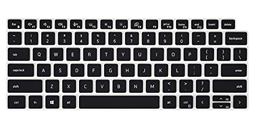 Keyboard Cover for Dell Latitude 5420 5430 5431 14", Latitude 7410 7420 7430 14", Dell Latitude 7520 15.6", Dell Latitude 9000 9420 9430 9510 9520 Keyboard Protective Skin, Black