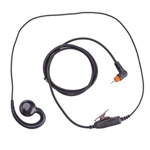 pofenal sl300 sl3500e walkie talkie earpiece radio headset for motorola tlk100 sl1k sl1m sl4000 sl7550 two way radio with mic ptt (c-shaped)