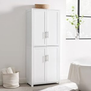 Crosley Furniture Savannah Tall Pantry, White