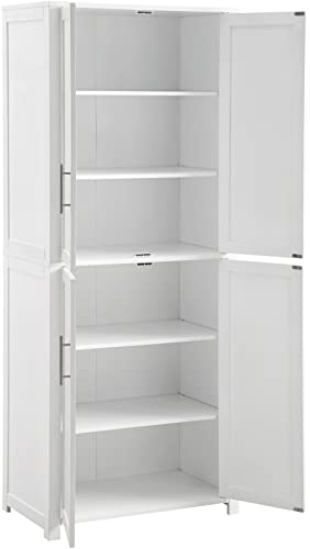 Crosley Furniture Savannah Tall Pantry, White