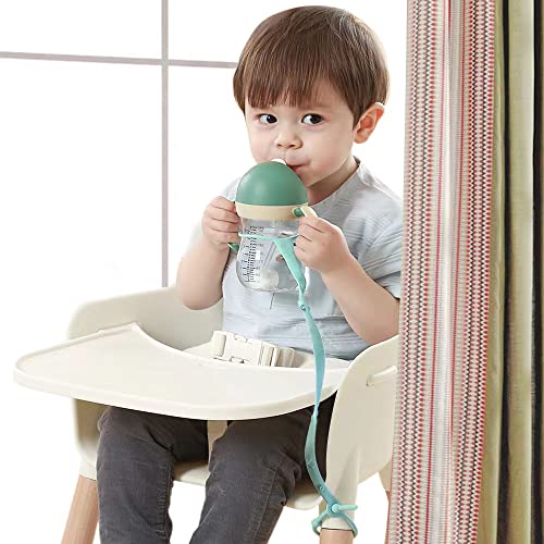 Stroller Water Bottle Strap, 2PK Baby Cup Strap Holder Silicone Sippy Cup Catcher Toy Leash Tether for Highchair Carseat