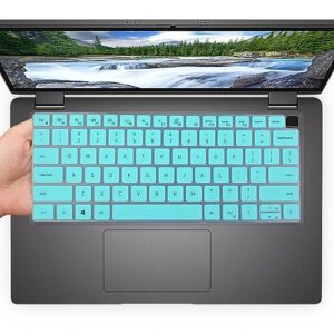 keyboard cover skin for dell latitude 5420 5430 5431 7410 7420 7430 9420 9430 14", dell latitude 7520 9510 9520 15.6" laptop keyboard protector-hotblue