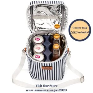 Breastmilk Ice Pack Fits 6 Pack of Bottles for Breast Milk Storage in Breastmilk Cooler Bag -5°C Bottle Ice Pack Long Lasting Ice Pack for Bottles and Slim Cans & Bottle Ice Pack On the Go Working Mom