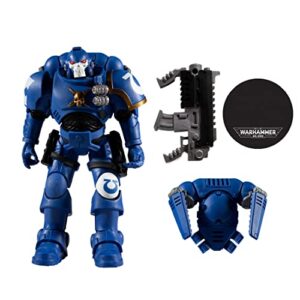 McFarlane Toys Warhammer 40,000 Ultramarines Reiver with Bolt Carbine & Base 7" Action Figure