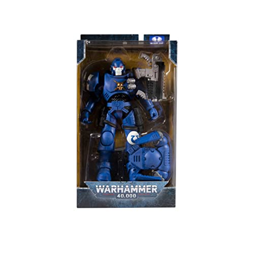 McFarlane Toys Warhammer 40,000 Ultramarines Reiver with Bolt Carbine & Base 7" Action Figure