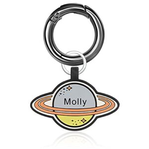 personalized dog id tags for pets lagofit custom dog tags silicone double-sides engraved name dog tags for pets dog id tags dog name tags silicone dog tags (6 - planet)
