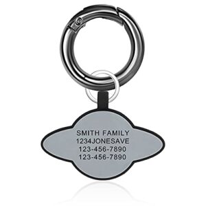 Personalized Dog ID Tags for Pets LAGOFIT Custom Dog Tags Silicone Double-Sides Engraved Name Dog Tags for Pets Dog ID Tags Dog Name Tags Silicone Dog Tags (6 - Planet)