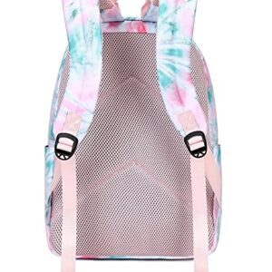 Abshoo Lightweight Tie Dye School Backpacks for Teen Girls Backpack with Lunch Bag (A Tie Dye)