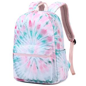 Abshoo Lightweight Tie Dye School Backpacks for Teen Girls Backpack with Lunch Bag (A Tie Dye)