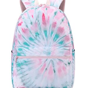 Abshoo Lightweight Tie Dye School Backpacks for Teen Girls Backpack with Lunch Bag (A Tie Dye)