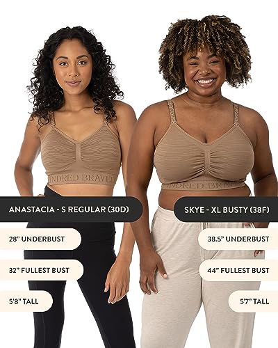 Kindred Bravely Sublime Hands Free Pumping Bra | Patented All-in-One Pumping & Nursing Bra with EasyClip (Twilight, Large)