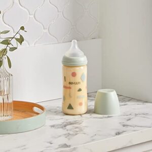 MOYUUM PPSU All in One Feeding Bottle, Cloud Edition, 9oz, Sage (No Nipple Included)