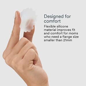 Willow Breast Pump Sizing Insert | 17mm for 13mm-15mm Nipple Size | Improve Fit and Comfort for Breast Pumping Moms | Fits in 24mm Flange