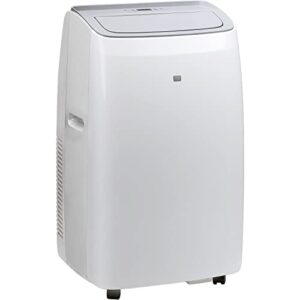 arctic wind 2app14000 14,000 btu portable air conditioner with heat pump, for rooms sq.ft, remote control, 24 hour timer, wheels, led display, white, up to 550 sq. ft