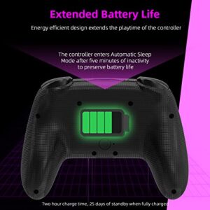 NexiGo Wireless Controller (No Deadzone) for Switch/Switch Lite/OLED, Bluetooth Controllers for Nintendo Switch with Vibration, Motion, Turbo and LED Light (Cosmic Nebula)