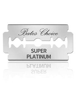 bates- double edge razor blade, stainless steel, 40 pack, razor blades for men, safety razor blades double edge, shaving blades for men, blades for shaving, mens razor blades, razors blades for men