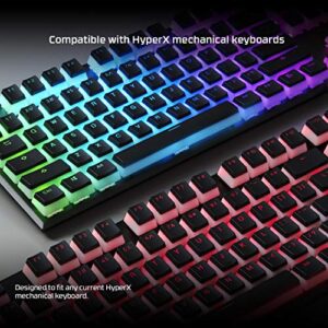 HyperX Alloy Origins 60 - Mechanical Gaming Keyboard & Pudding Keycaps - Double Shot PBT Keycap Set with Translucent Layer, for Mechanical Keyboards - Black