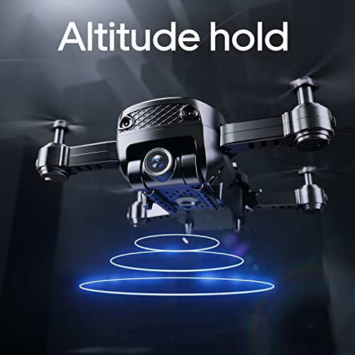 Drone with Camera 1080P for Adults Foldable RC Quadcopter Drone for Kids Beginners with Altitude Hold, One Key Take Off/Landing, RC Toys Gifts for Kids and Adults