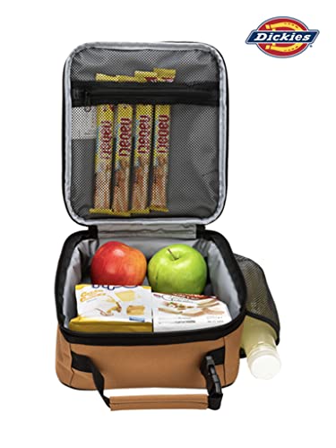 Dickies Basic Insulated Lunch Bag for Work, Thermal Reusable Office Lunch Box for Men, Women (Brown Duck)