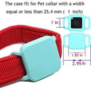 [2 Pack] Dog Collars Holder Compatible for Tile Pro (2020 & 2018) Case,Pet Id Tag Case Cover for Tile Pro Tracker ,Dog Collar Attachment for Item Finder Location Tracker，Birthday Party Supplies