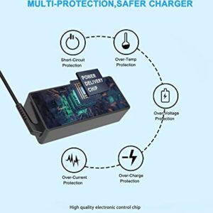 USB Type C 65W 60W Laptop Charger for Dell Latitude 7410 7420 5330 5420 5520 7330 5430 5530 7430 Dell Chromebook 3100 3110 2 in 1 for Dell Inspiron 13 5320 14 7420 7425 16 7620 2-in-1 Power Cord