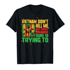 Vietnam Veterans Day Orange Agent Victims Retired Soldiers T-Shirt
