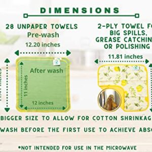 Reusable Paper Towels Washable Roll 29 Pack 12x11in, Reusable Baby Wipes, Washable Paper Towels Cloth, Paperless Paper Towels, Eco Friendly Paper Towels, Cloth Paper Towels, Reusable Napkins, Cotton