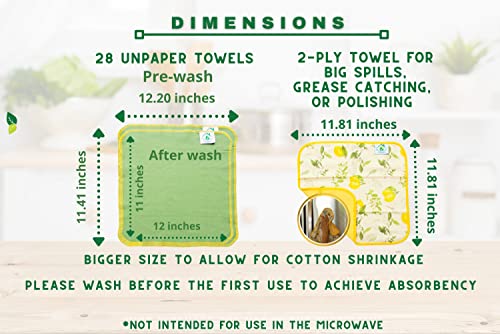 Reusable Paper Towels Washable Roll 29 Pack 12x11in, Reusable Baby Wipes, Washable Paper Towels Cloth, Paperless Paper Towels, Eco Friendly Paper Towels, Cloth Paper Towels, Reusable Napkins, Cotton