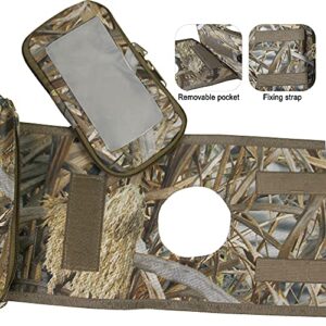 MYDAYS ATV Saddle Bag,Cargo Tank Phone Bag Storage Luggage for ATV UTV Snowmobile Motorcycle (Camo1)