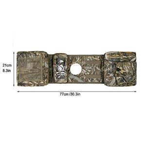 MYDAYS ATV Saddle Bag,Cargo Tank Phone Bag Storage Luggage for ATV UTV Snowmobile Motorcycle (Camo1)