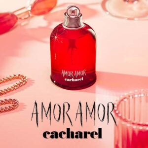 Cacharel Amor Amor Gift Set for Women, Eau de Toilette Spray Perfume 1.7 Fl. Oz., 2 Pack Body Lotion 1.7 Fl. Oz.