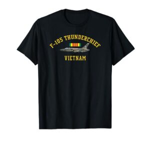 f-105 thunderchief vietnam veteran f-105 aircraft christmas t-shirt
