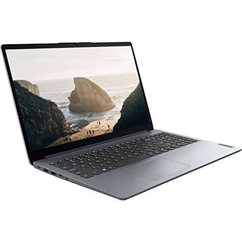 Lenovo Ideapad 1 Laptop, 15.6" HD Screen, AMD Athlon Silver 3050U, 8GB RAM, 128GB PCIe SSD, Webcam, HDMI, Type-C, Wi-Fi 6, Media Card Reader, Windows 11 Home, Cloud Grey