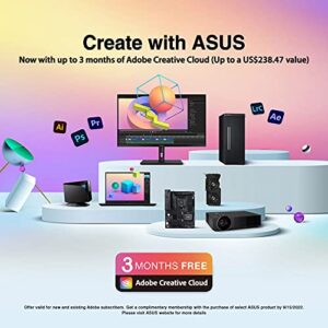 ASUS ProArt Display 32” 4K HDR Computer Monitor (PA329CV) - IPS, 100% sRGB/Rec.709, ΔE<2, Calman Verified, USB-C Power Delivery, HDMI, USB 3.1 Hub, C-clamp, Compatible with Laptop & Mac Monitor, BLACK