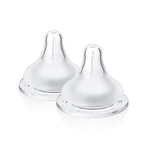 grosmimi the easy baby bottle nipple, 2 counts (stage4_8m~)
