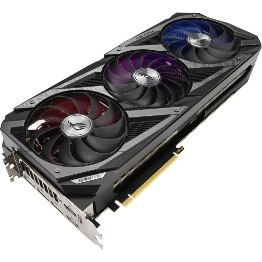 ASUS ROG Strix NVIDIA GeForce RTX 3080 V2 OC Edition Gaming Graphics Card (PCIe 4.0, 10GB GDDR6X, LHR, HDMI 2.1, DisplayPort 1.4a, Axial-tech Fan Design, 2.9-Slot, Super Alloy Power II, GPU Tweak II)