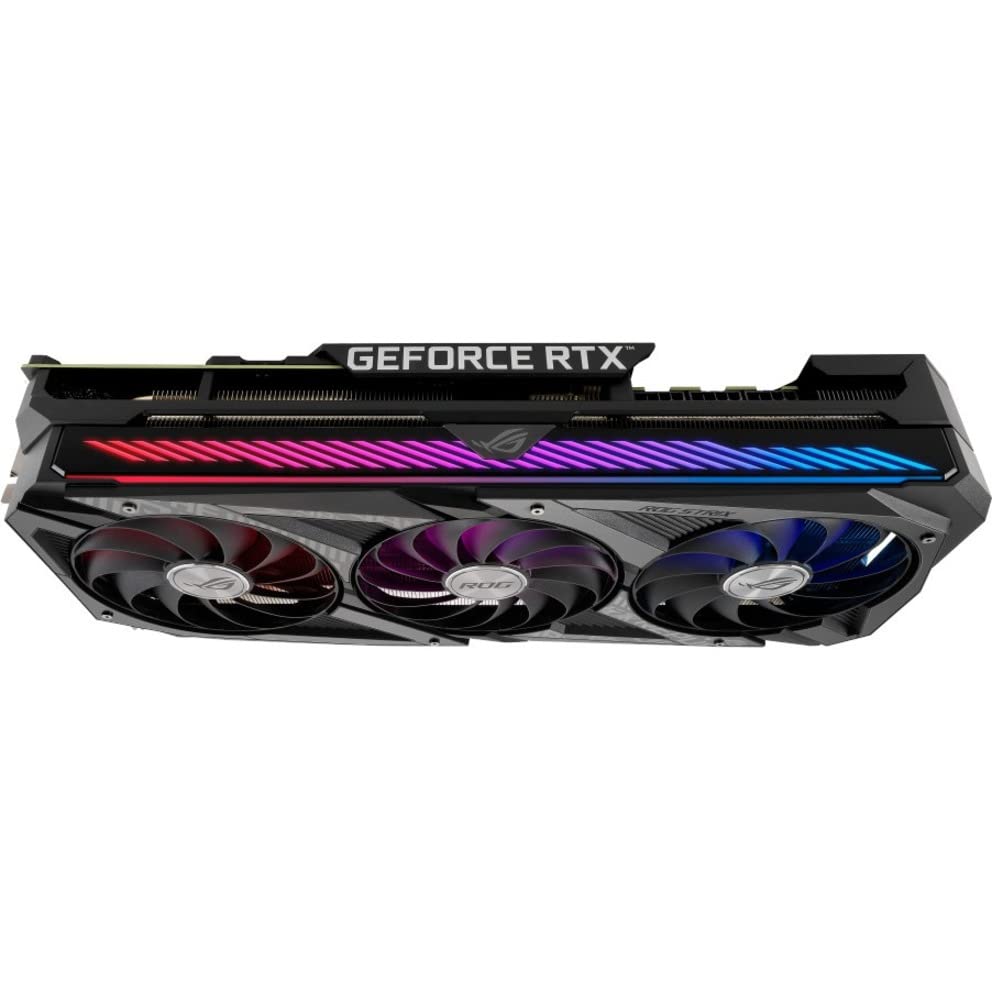 ASUS ROG Strix NVIDIA GeForce RTX 3080 V2 OC Edition Gaming Graphics Card (PCIe 4.0, 10GB GDDR6X, LHR, HDMI 2.1, DisplayPort 1.4a, Axial-tech Fan Design, 2.9-Slot, Super Alloy Power II, GPU Tweak II)