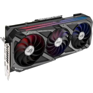 ASUS ROG Strix NVIDIA GeForce RTX 3080 V2 OC Edition Gaming Graphics Card (PCIe 4.0, 10GB GDDR6X, LHR, HDMI 2.1, DisplayPort 1.4a, Axial-tech Fan Design, 2.9-Slot, Super Alloy Power II, GPU Tweak II)