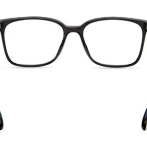 Kenneth Cole REACTION unisex adult Kc1503-b Blue Light Blocking Eyewear Frames, Shiny Black, 52mm US