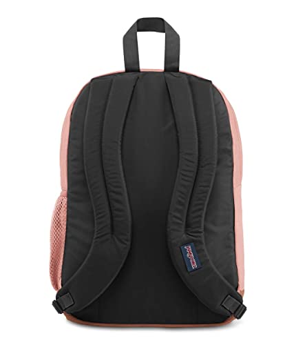 JanSport Cool Backpack, with 15-inch Laptop Sleeve, Misty Rose - Large Computer Bag Rucksack with 2 Compartments, Ergonomic Straps - Bag for Men, Women